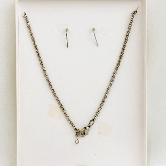 Liz Claiborne Enameled Dragonfly Neckace/Earrings Set - NOS - Picture 10 of 12